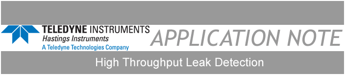 high throughput leak detection banner